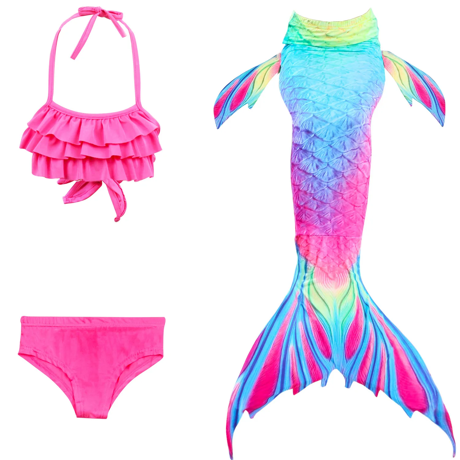 Hot Girls Mermaid Tail With Monofin For Swim Mermaid Swimsuit Mermaid Dress Swimsuit Bikini cosplay costume