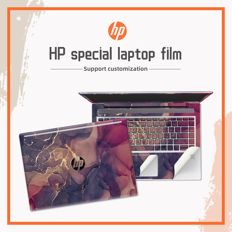 Pvc Capa de Mármore para Laptop Pele Notebook Adesivo Skins Pele hp Envy X360 Pavilhão 14 15 14s 14s dk 14s dq 15 da g6 440 hp