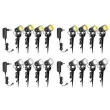 Четыре в одном 10 Вт высокие яркие светодиодные садовые светильники водонепроницаемые вставки торшер