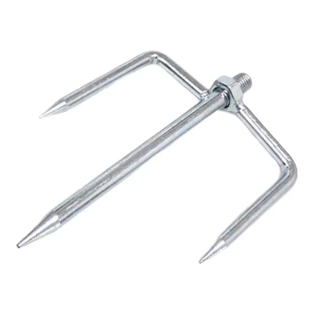 Detachable Umbrella Ground Spike Pole Garden Outdoor Beach Metal Universal Fishing Umbrella Ground Spike