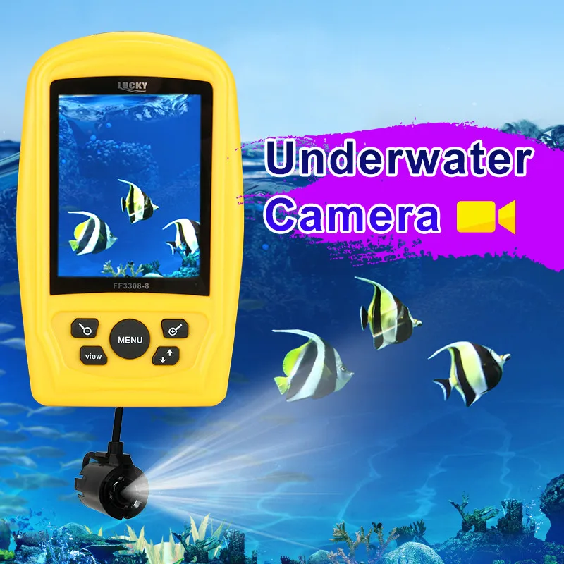 

3.5 inch TFT Color Underwater Camera Waterproof HD Monitor Fishing Finder Inspector 20M Cable Pesca Accessories