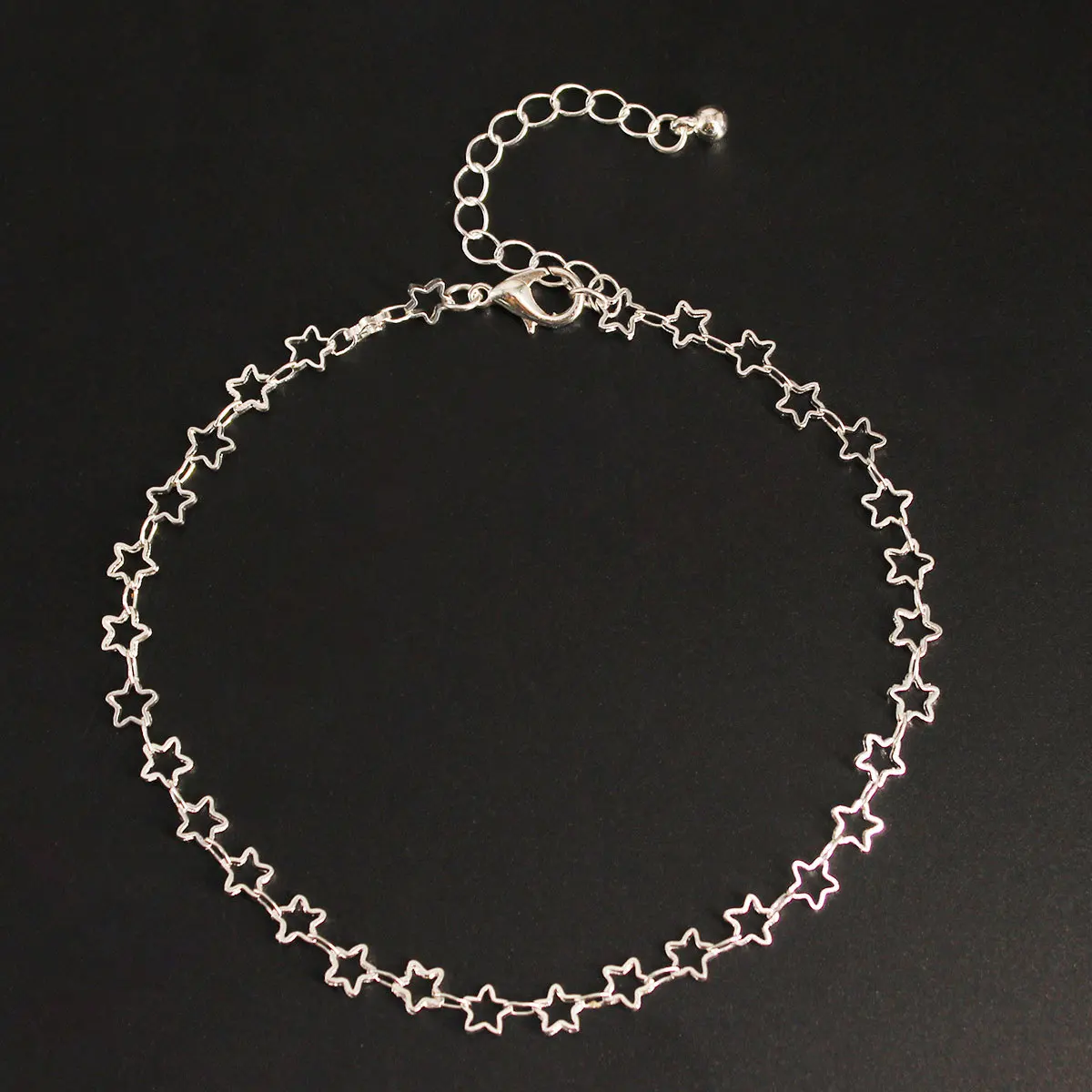 

New Style Beach Anklet Hollow out Five-pointed Star Women's Hand Chain Teacher Design K303
