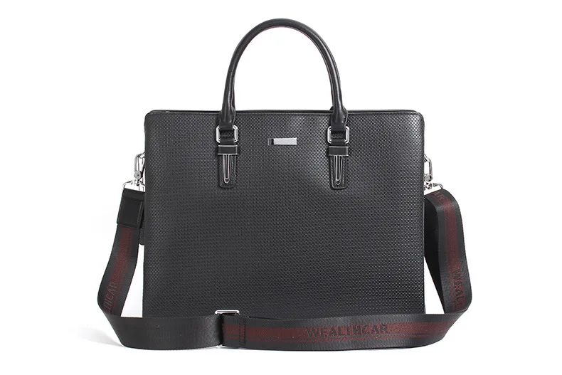New Leather Men's Handbag Men's Business Handbag Case Leather Briefcase Head Layer Leather Handbag Man