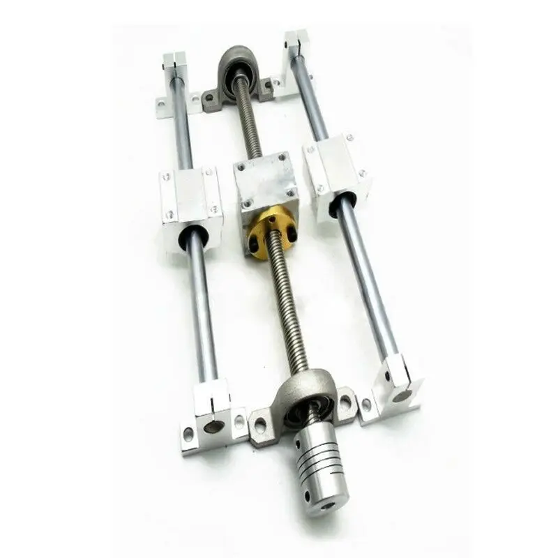 

T8 Dual Lead Screw Rod Linear Rail Support Guide Horizontal Replacement Tools