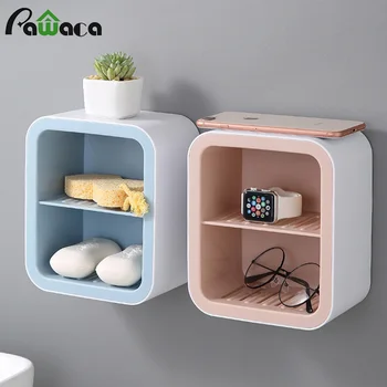 

Soap Dish Draining Tray Drain Storage Box Soaps Dispenser Holder Bathroom Organizer Container Storage Rack Bathroom Accessory