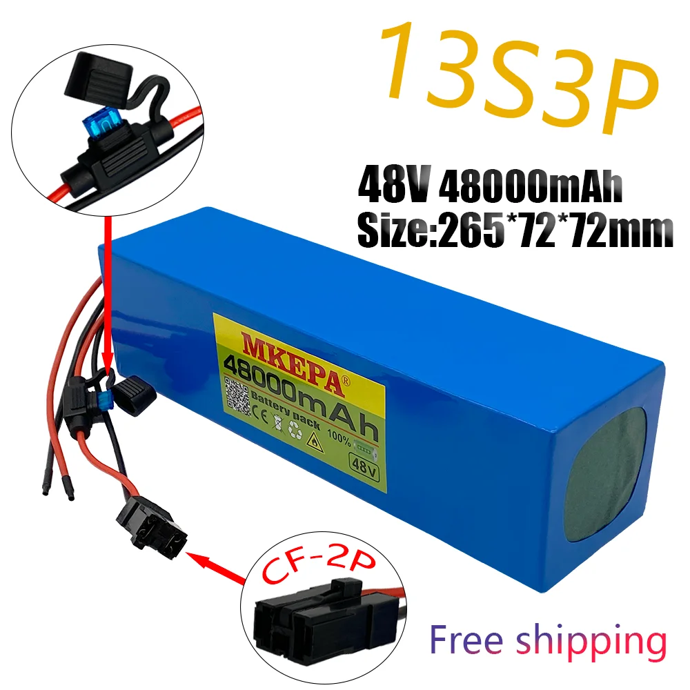 人気商品再入荷 リチウムイオン電池13s3p48 V 48 000ah 1000w 電動自転車 スクーター ヒューズ付き ランキング1位獲得 Sefiba Ci