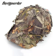 Охотничья Маскировка Кепка джунгли камуфляж бейсбольная кепка стерео лист Bionics военный камуфляж тактические шляпы строчка лесная Кепка новейшая