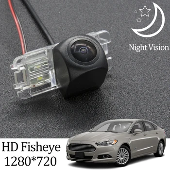 

Owtosin HD 1280*720 Fisheye Rear View Camera For Ford Fusion sedan 2013 2014 2015 2016 Car Parking Accessories Vehicle Cameras