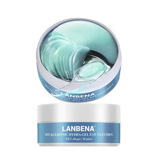 Hyaluronic Acid LANBENA гидрогелевые патчи под глаза для глаз для лица против морщин подушечки для глаз тускнеют темные круги и мешки для глаз ретинол коллагеновая маска с золотом - Цвет: Hyaluronic Acid