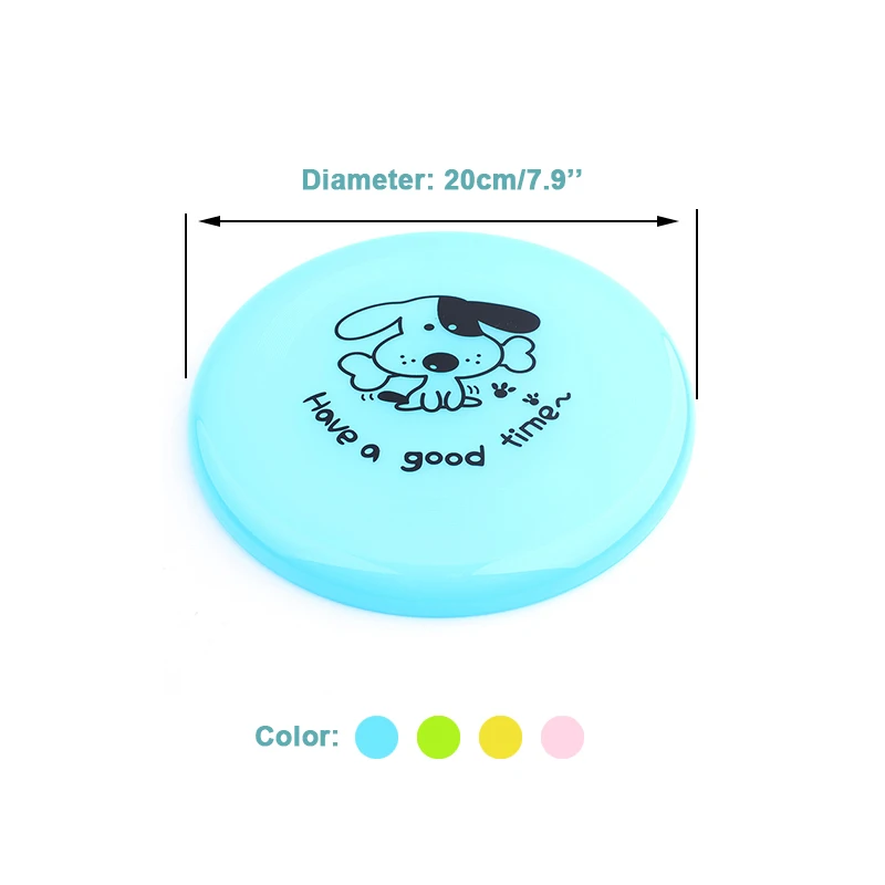 Bite-Resistant Dog Flying Disc Toy Tough Floatable Dog Disk for Small Medium Large Dogs Training Toys Outdoor Interactive Toys