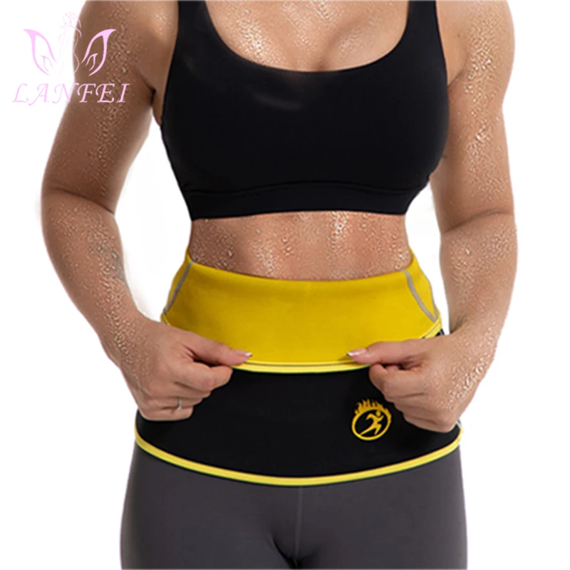 

LANFEI Waist Trainer Belts Girdle Modeling Body Shaper for Women Slimming Corset Tight Waist Cincher Neoprene Sweat Band Strap
