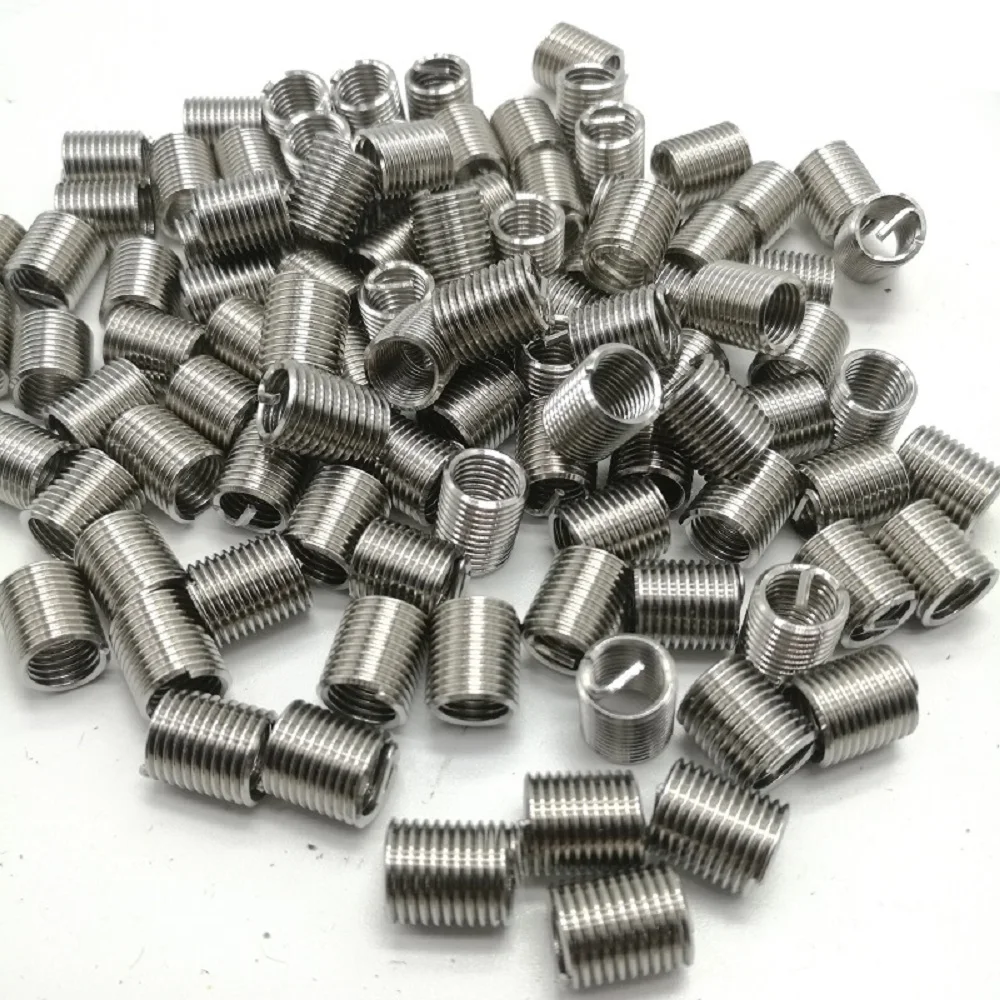 50 Pz Inserti Filettati M10 X 1.5 – Kit Riparazione Filettatura In Acciaio Inox (1D/1.5D/2D/2.5D/3D)
