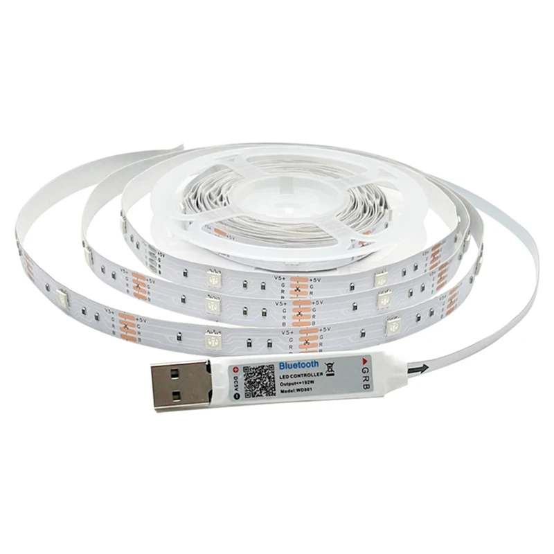 Светодиодная ленсветильник Bluetooth гибкая лента для лампы SMD5050 DC5V настольный экран