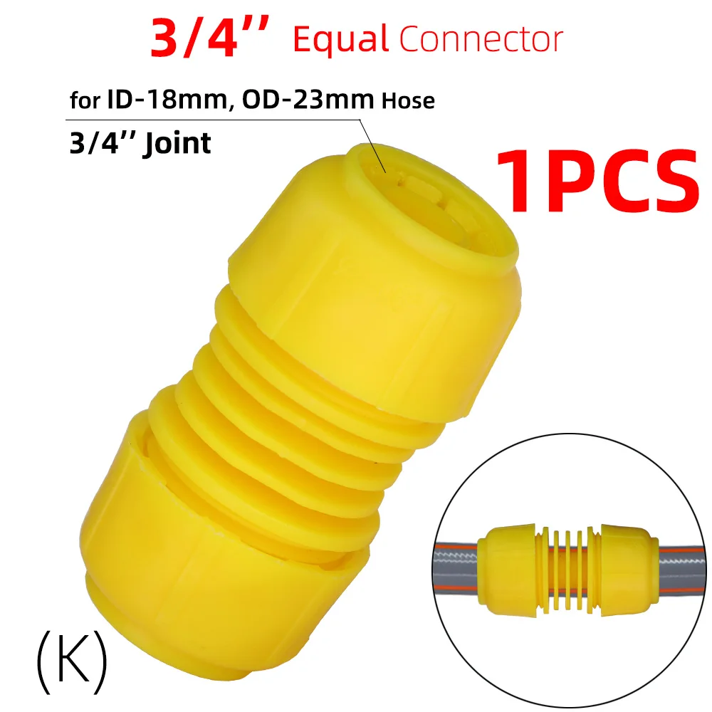 Garden Hose Quick Connector 1/2'' 3/4'' 1'' 1.2'' Repair Leaky Water Pipe Tool Fitting Adapter Watering Irrigation Tubing Joint