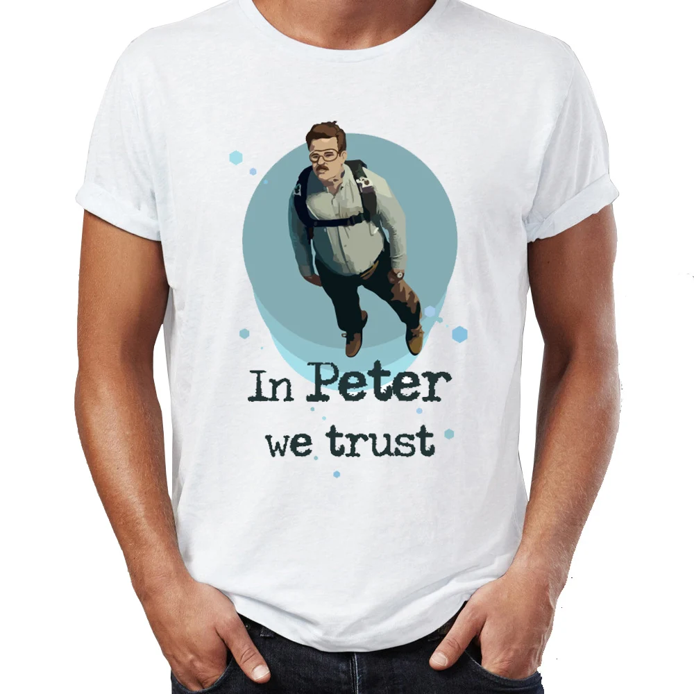 

Men's T Shirt Deadpool 2 X Force Peter In Peter We Trust Funny Superhero Tee