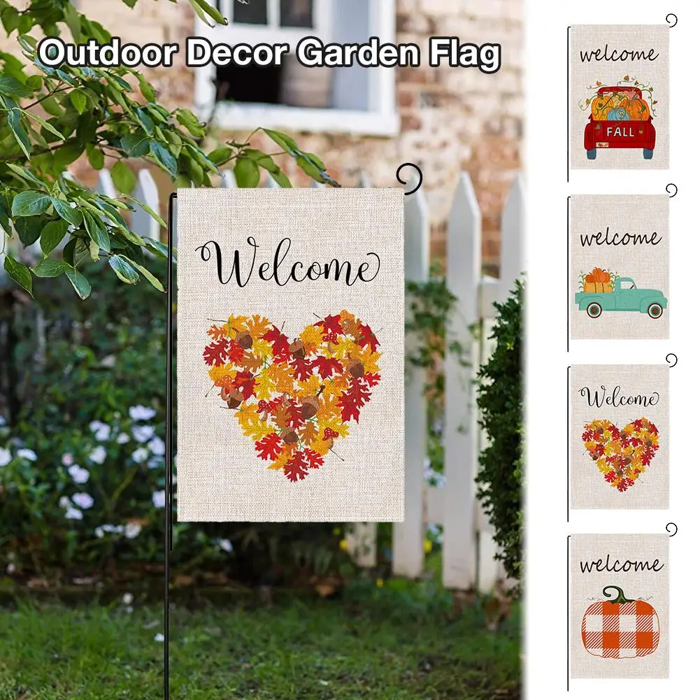 1 шт. Садовый флаг Осенняя Тыква кленовый лист серия узор двухсторонняя печать