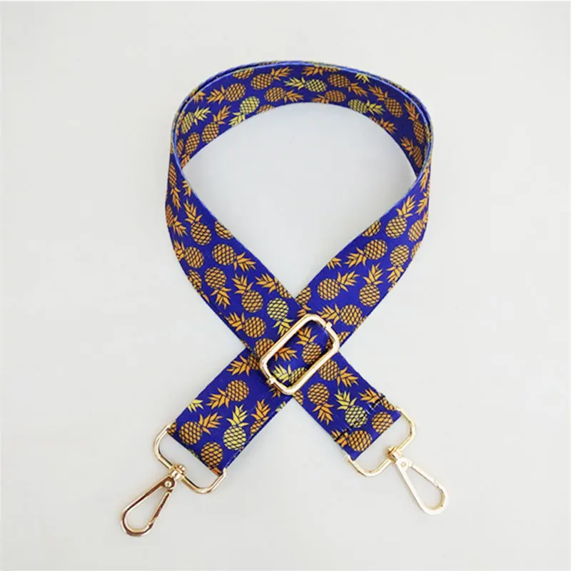 Royal Blue Сумка на ремне с цветочным принтом, аксессуары для женщин, модная Регулируемая Вешалка на плечо, сумка на ремне, декоративная сумка на цепочке - Цвет: Royal Blue