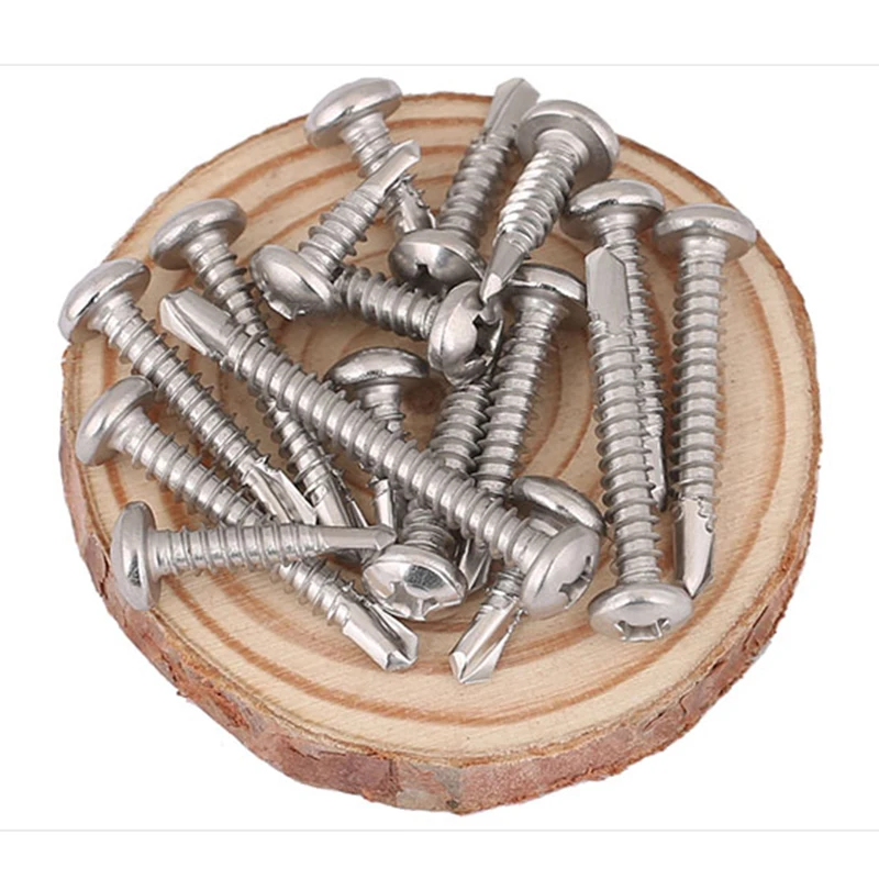 #6 #8 #10 #12 #14 Phillips Stainless Steel Self Drilling Screw Thread Self Tapping Screw Bolt M3.5 M4.2 M4.8 M5.5 M6.3 Pan Head round pan head screw self tapping screw kit self tapping screw tapping screws cross recessed pan head screw cross phillips screw stainless steel screw phillips pan head screw phillips head screw cross round pan head screw