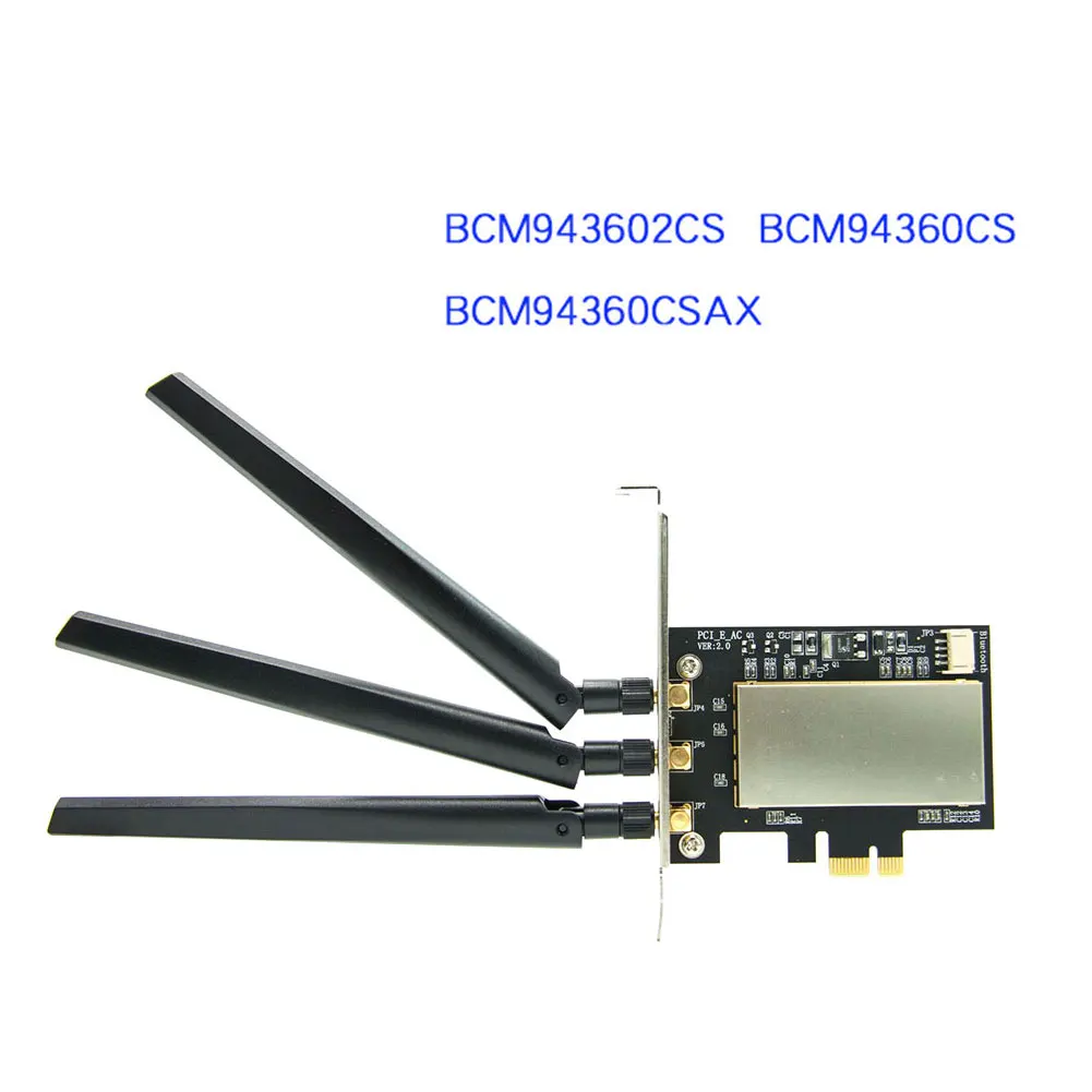 BCM943602CS Замена компьютера PCI Express антенна Универсальный Прочный Bluetooth адаптер Подключение wifi беспроводная сетевая карта