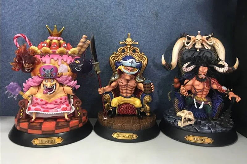 One piece/Sea King четыре императора белая борода тетя звери Kaido красные волосы Shanks GK статуя Гараж Комплект