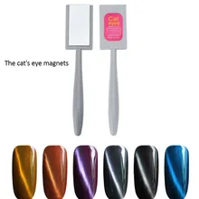 3D кошачий глаз, магнитный лак для ногтей, эффект, лак для ногтей, сильный магнит для УФ-краски, УФ гель лак для ногтей, лампа для гель-лака