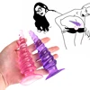 Rotating Thread Dildo With Soft Jelly Suction Cup Sex Toys For Woman Men Realistic Penis Butt Plug Erotic Women's Anal Massager 1