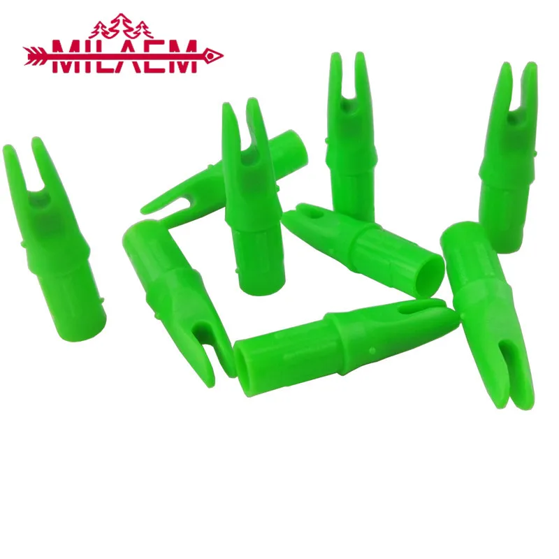

50 Pcs Archery Arrow Nocks Plastic Nock Insert Arrow Accessories For 7.6 mm Arrow Shaft Hunting Shooting Accessories