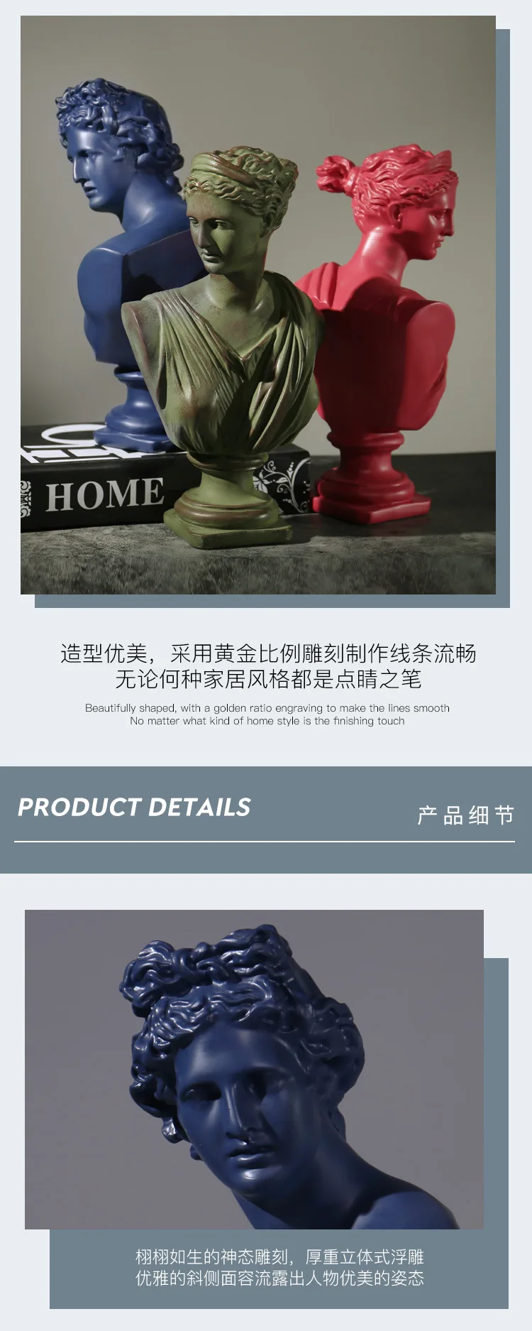 Европейская скульптура персонажа полимерное украшение для дома аксессуары абстрактный персонаж Аватар Гостиная чердак статуя украшения