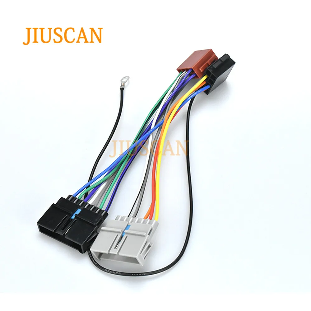 JIUSCAN 12-008 ISO Радио адаптер для Chrysler Dodge Jeep Радио Стерео провода кабель жгута проводов разъем свинца ткацкий станок штекер