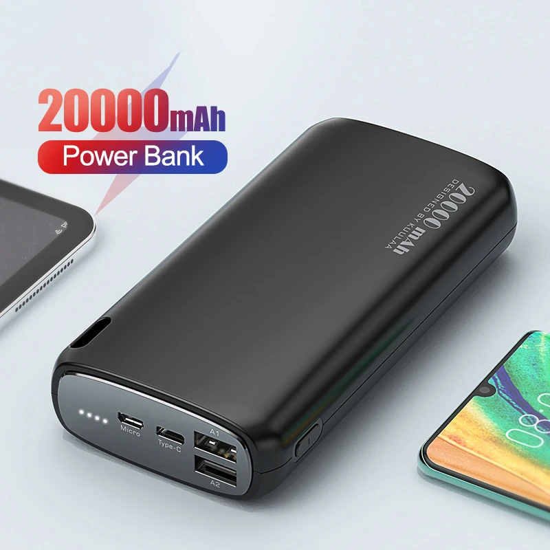 Octrooi Aan het water Koopje Power Bank 20000mAh PoverBank Fast Charging PowerBank 20000 mAh USB  External Battery Charger For Xiaomi Mi 10 9|Power Bank| - AliExpress