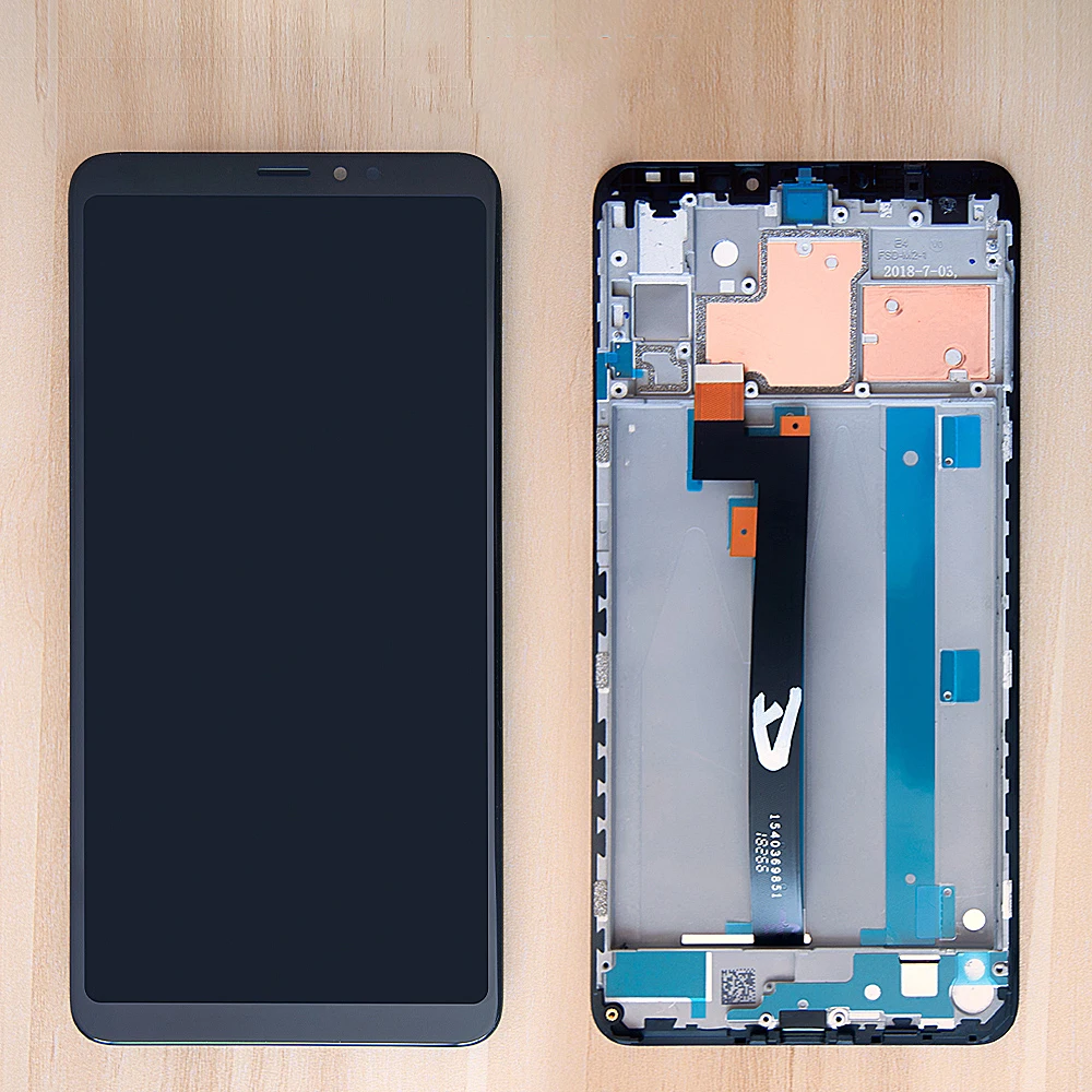xinchang Change Parts LCD Screen and Digitizer Full Assembly with Frame for Xiaomi Mi Max Accessory Replaced at Anytime Color : White 