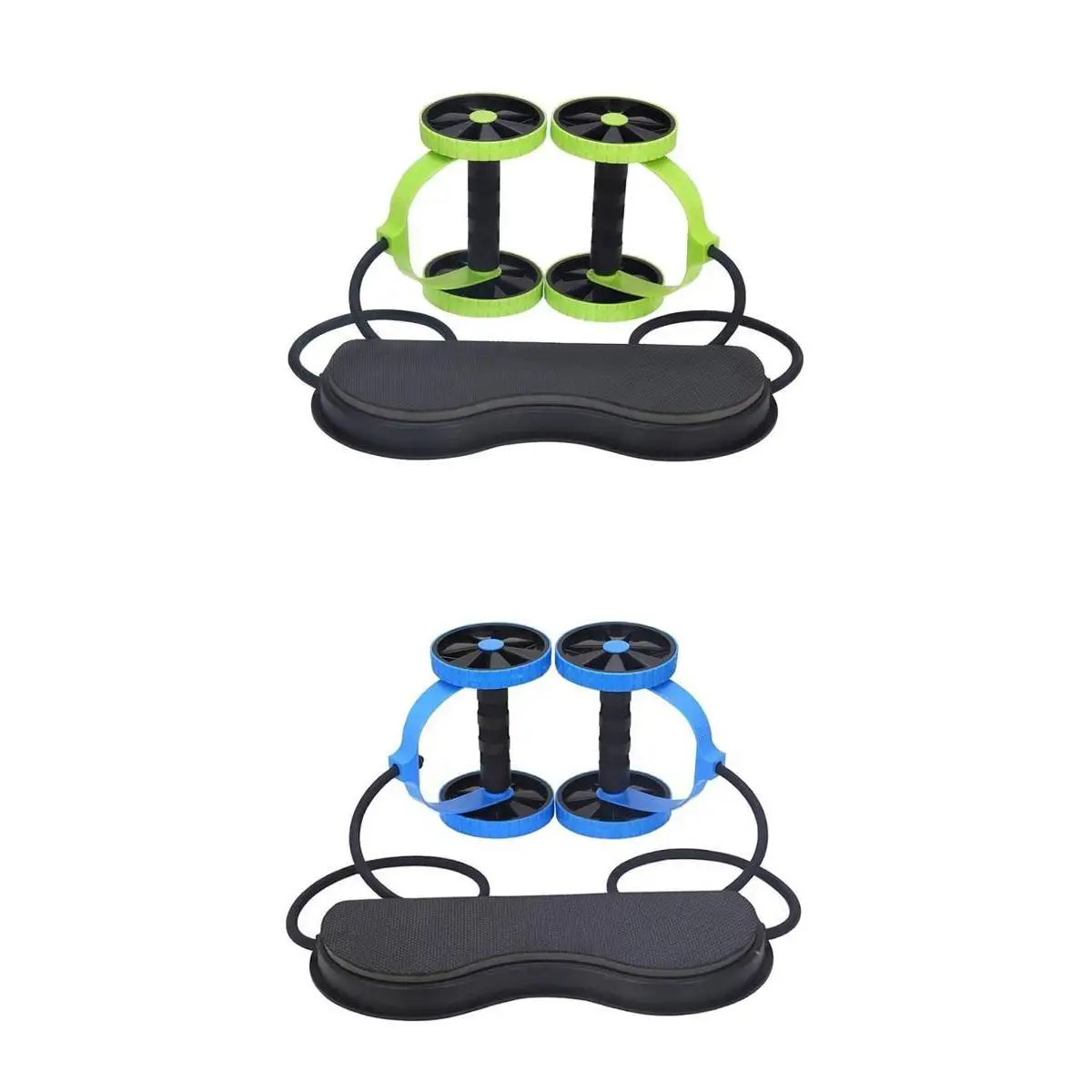 2pcs Dual Ab Roller Wheel Slimming Abdominal Muscle Trainer Waist Leg Core