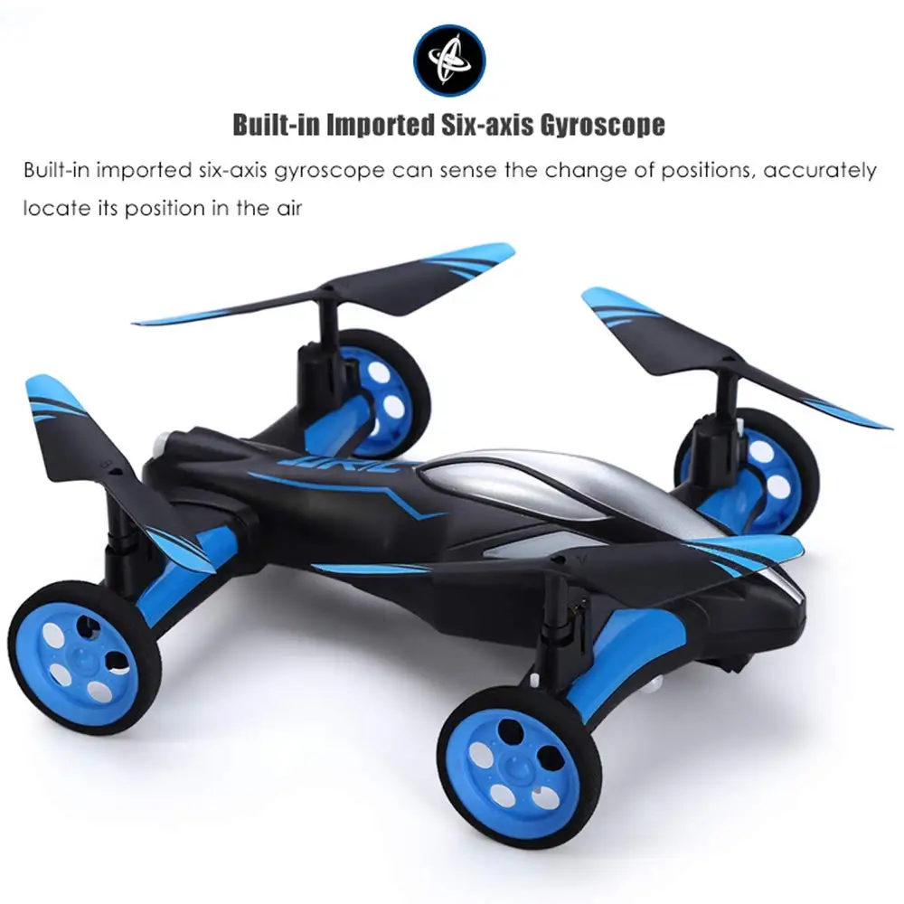 JJR/C JJRC H23 2,4G 4CH 6-Axis Gyro воздух земля летающий автомобиль RC Quadcopter RTF с 3D флип один ключ возврата режим самолета