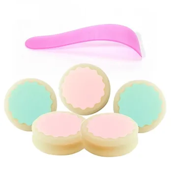 

6pcs/set Painless Hair Removal Sponge And Scraping Board Leg Arm Body Depilation Professional Women Girl Epilator Tools