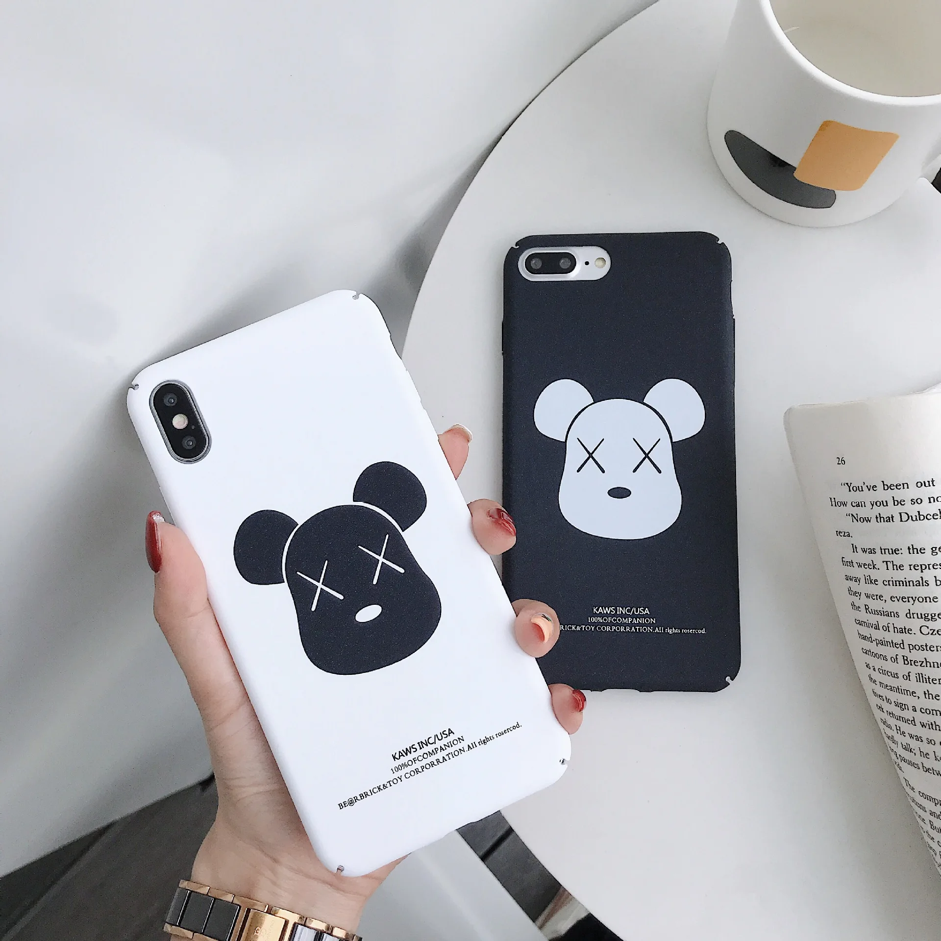 

Case For iphone 6 7 8 6s 6 s plus Case For Apple Funda Coque iphone XS Max XR X 7plus 8Plus Case Black Cute Dog Hard Phone Case