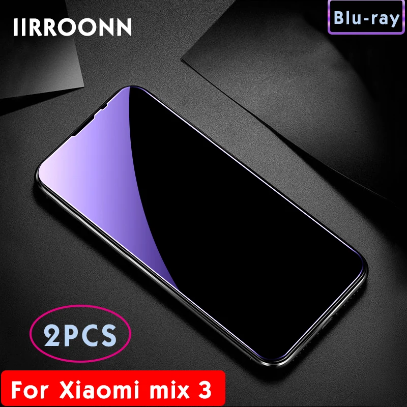 2 шт./лот, анти-синий светильник, матовое закаленное стекло для xiaomi MIX 2 mix 3 2 s, Защита экрана для xiaomi mix3 mix2s 6D, закаленное стекло - Цвет: 3Normal BL