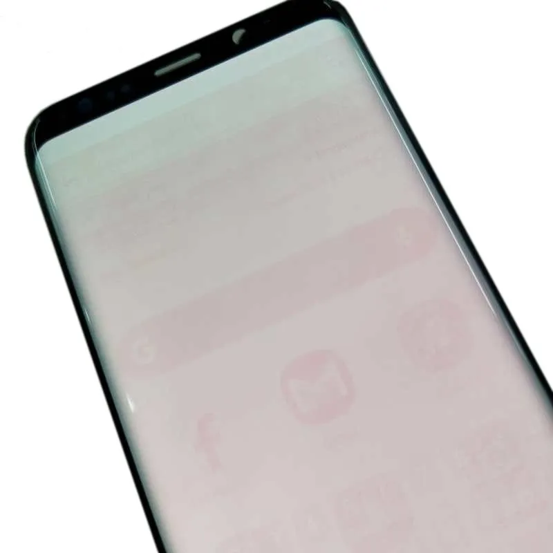 Super Amoled lcd для samsung S8 G950 S8 PLUS G955 G955F большая горящая тень с рамкой ЖК-дисплей+ кодирующий преобразователь сенсорного экрана в сборе