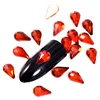 20pcs K9 Quality Orange Nail Art Rhinestones Flatback Glue On Crystal Strass Glittering Rhinestones for Nail Decoration H1026 2