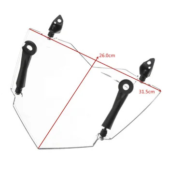 

2013-17 Headlight Guard Cover | ADV WC 2014-2017 ABS Plastic Transparent Clear