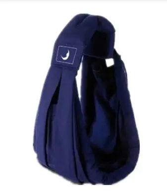 navy blue Многофункциональная переноска для малыша, слинги для новорожденных, детский мешок из хлопка - Цвет: navy blue