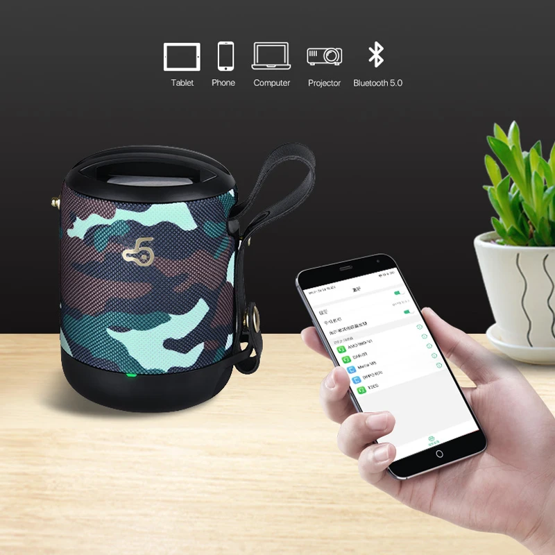 YUNAO Bluetooth динамик Портативный беспроводной громкий динамик s для мобильного телефона стерео музыка объемный Водонепроницаемый Открытый USB 3D динамик s