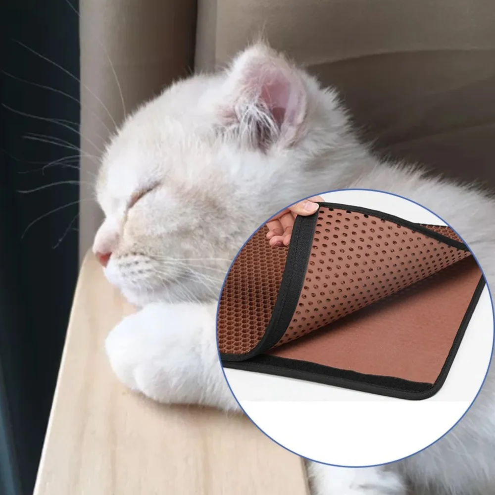 Splash Reusable Cat Cat Sand Box Waterproof Potty Pet Toilet Cat Potty Universal Pet Products Eva Double Cat Litter Mat