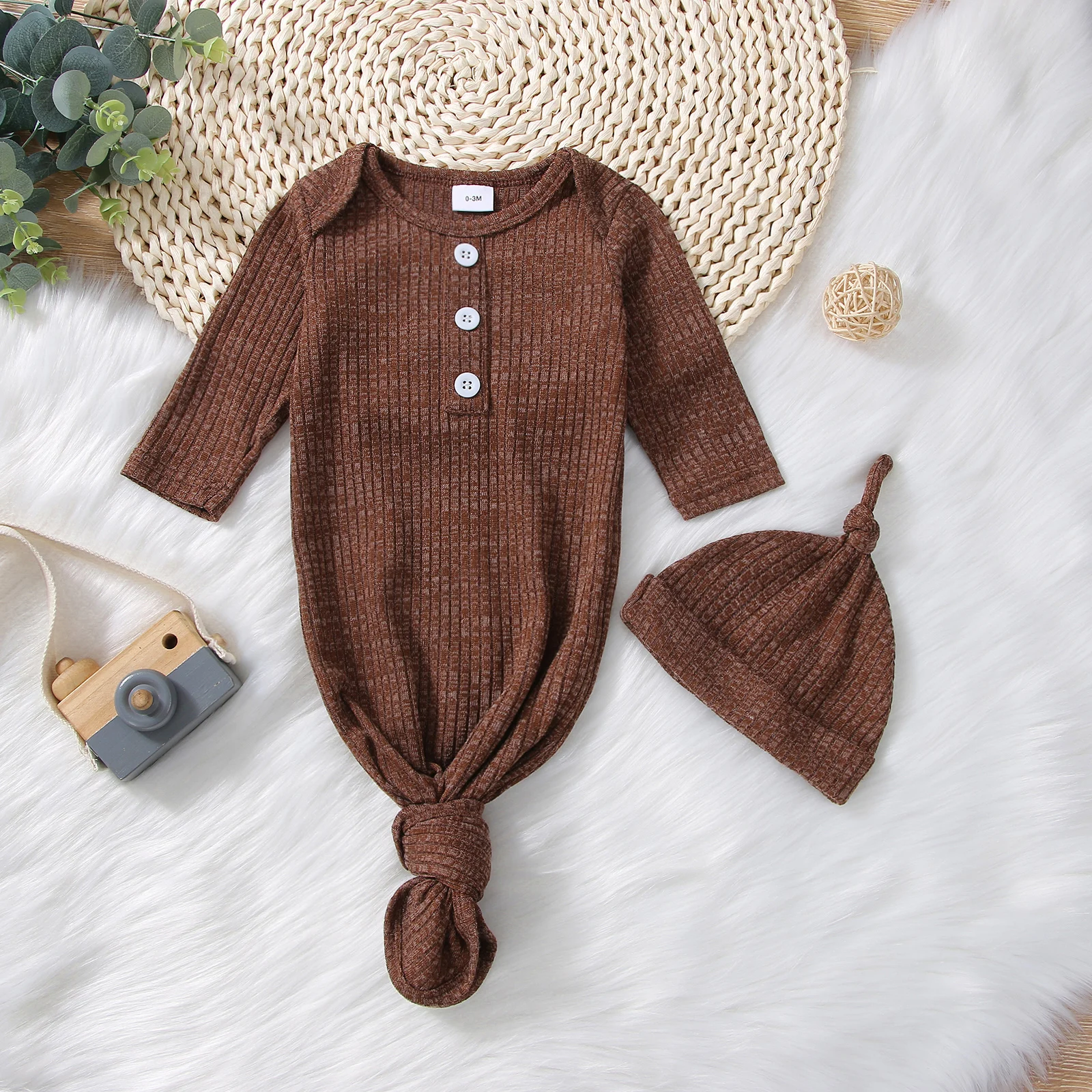 Newborn Baby Boys Girls Swaddle Wrap Envelope Cottton Blanket Swaddle Wrap Toddler Blanket and Hat 2pcs Bedding Clothes