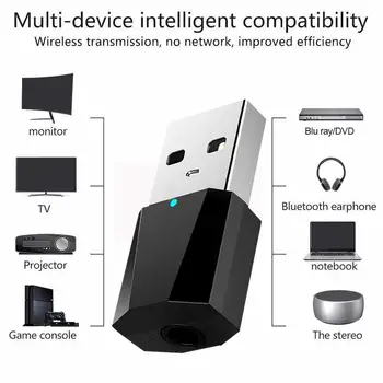 

Bluetooth Audio Receiver USB Bluetooth Adapter AUX Speaker Car Audio Adapter Bluetooth Y1G4