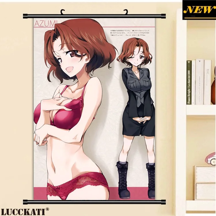 10ass azumi_(girls_und_panzer) bra cleavage girls_und_panzer kurashima_tomoyasu megumi_(girls_und_panzer) pantsu uniform_副本 (2)