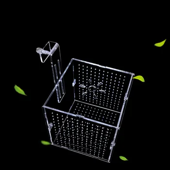 

Acrylic Aquarium Tank Small Fish Fry Spawning Isolation Box Hanging Hatching Box Fish Tank Accessories