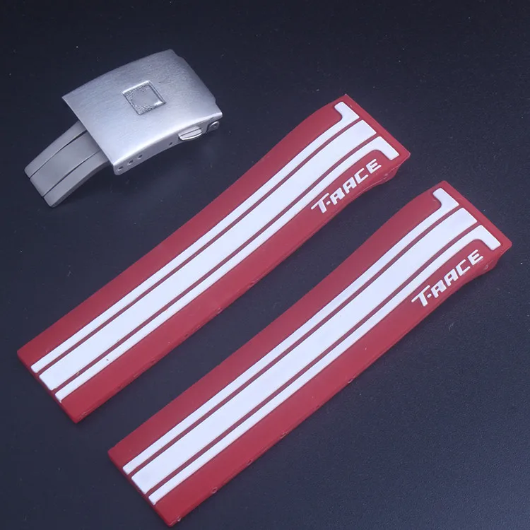 T-RRCE Expert черная силиконовая резина Ремешок T048 ремешок для часов T048417A 21 мм
