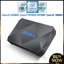 Mini PC de jeu Intel i9/i7/i5, sous Windows 10, 4K/UHD, avec SSD Nvme, Ethernet Gigabit, HDMI, DP, wi fi 