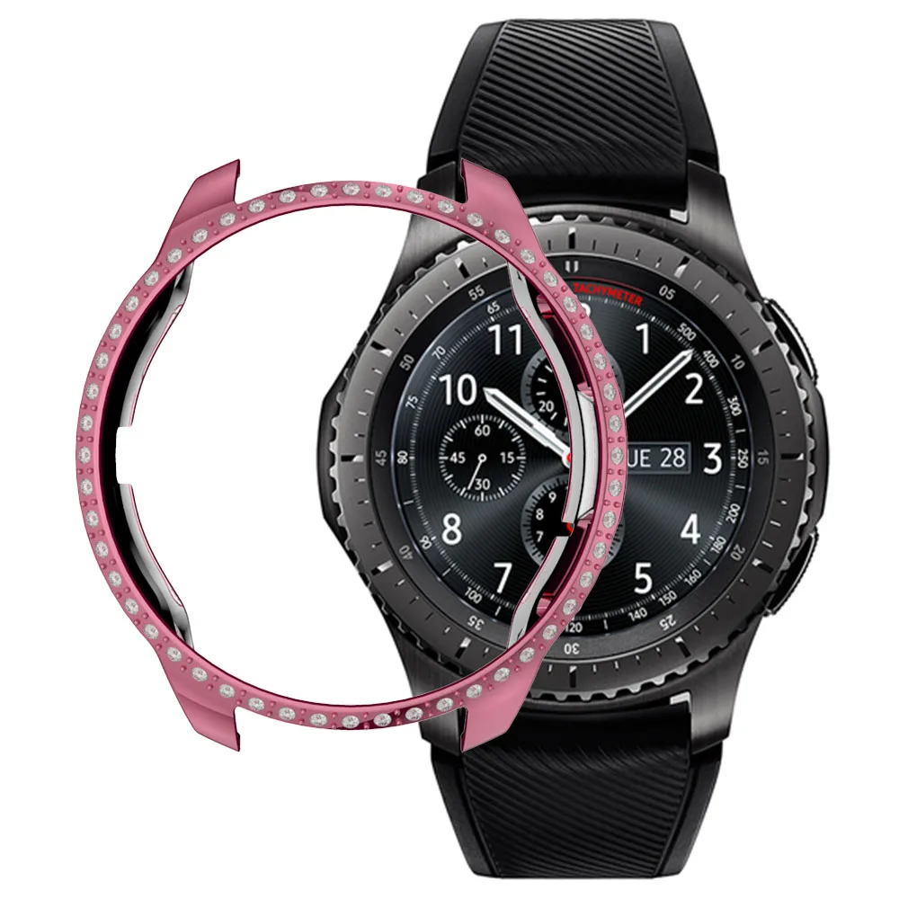 Алмазный чехол для экрана для samsung Galaxy Watch 46 мм 42 мм активный ударопрочный чехол для часов чехол-бампер аксессуары