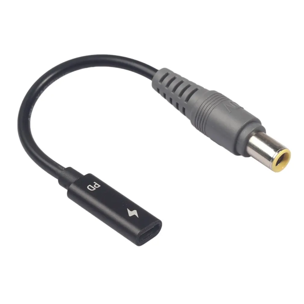 

USB 3.1 Type C Female USB to DC 7.9 * 5.5mm Male Adapter Power Charger Adapter Connector For Lenovo Thinkpad E420 E430